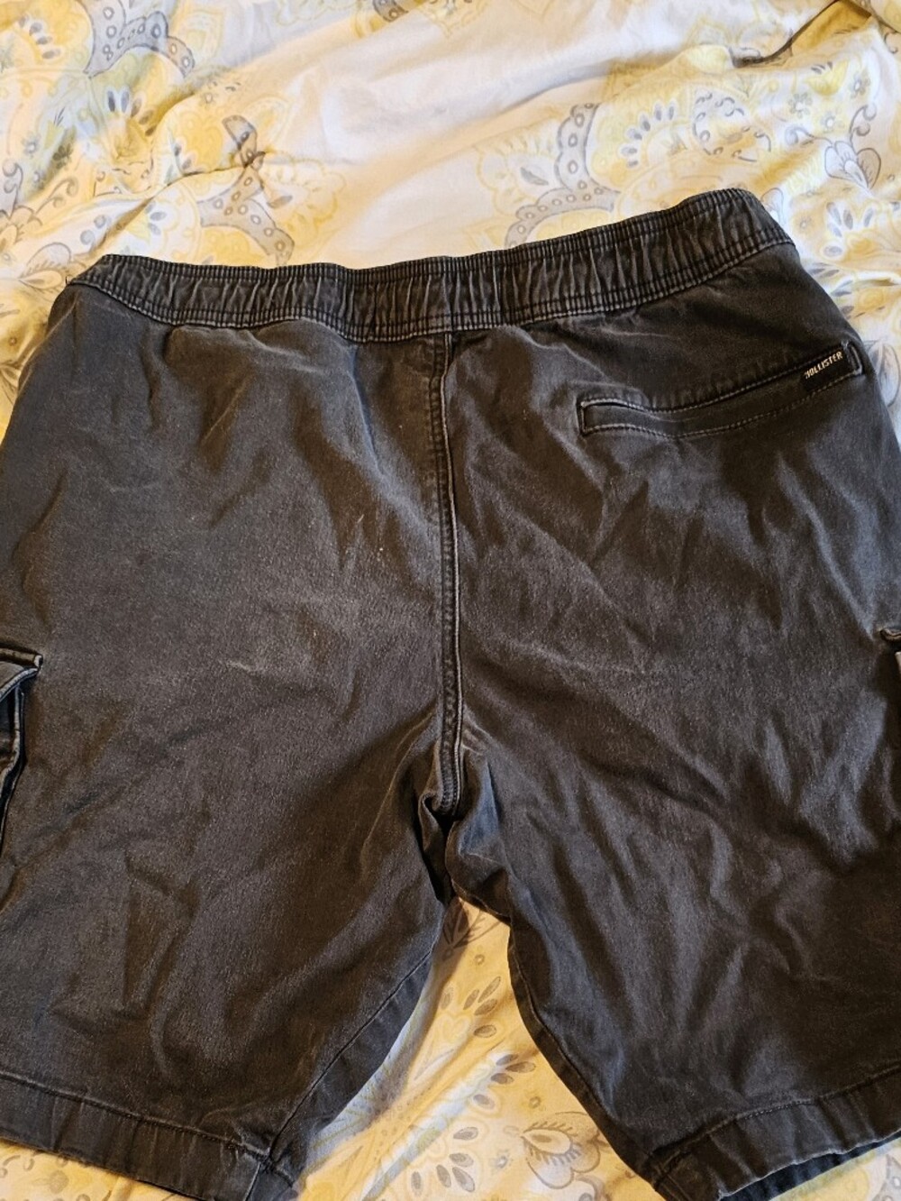 Hollister Black Elastic Waist Shorts